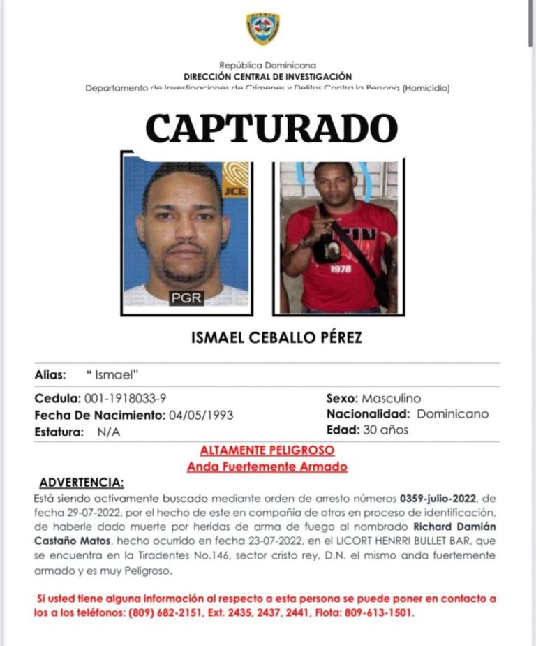 PN recibe en extradición a un hombre vinculado a homicidios, atracos y porte ilegal de armas