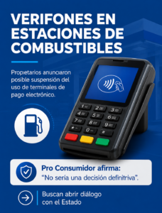 Pro Consumidor asegura que anuncio de retiro de verifones en estaciones de combustibles busca llamar la atención de las autoridades Pro Consumidor asegura que anuncio de retiro de verifones en estaciones de combustibles busca llamar la atención de las autoridades